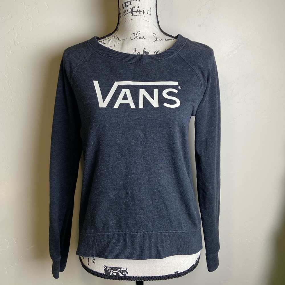 Vans Sweatshirt Size Small Gray